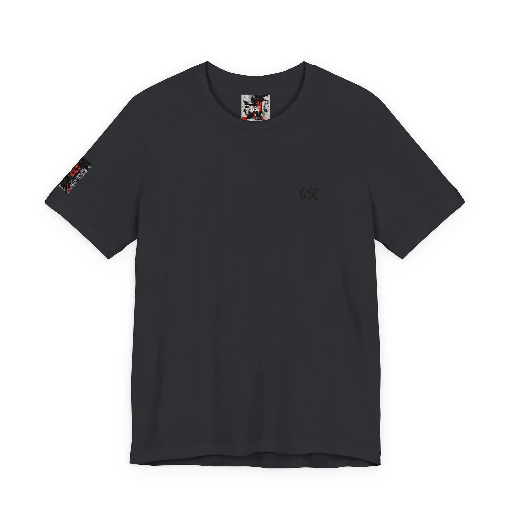 Tee.03 — Flag embroidery on sleeve and logo on heart - GSC Studio Product - Abbigliamento Streetwear