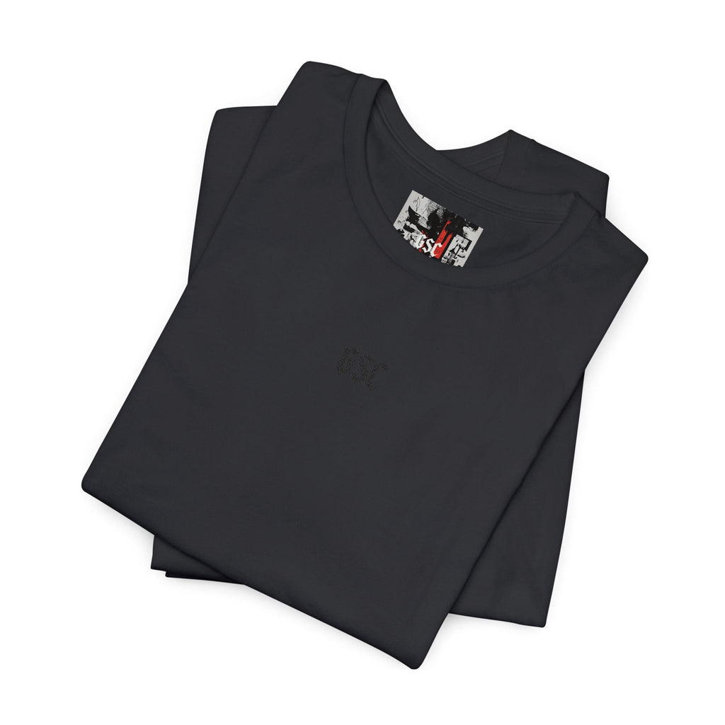 Tee.05 — Flag embroidery on the sleeve and Logo on the chest - GSC Studio Product