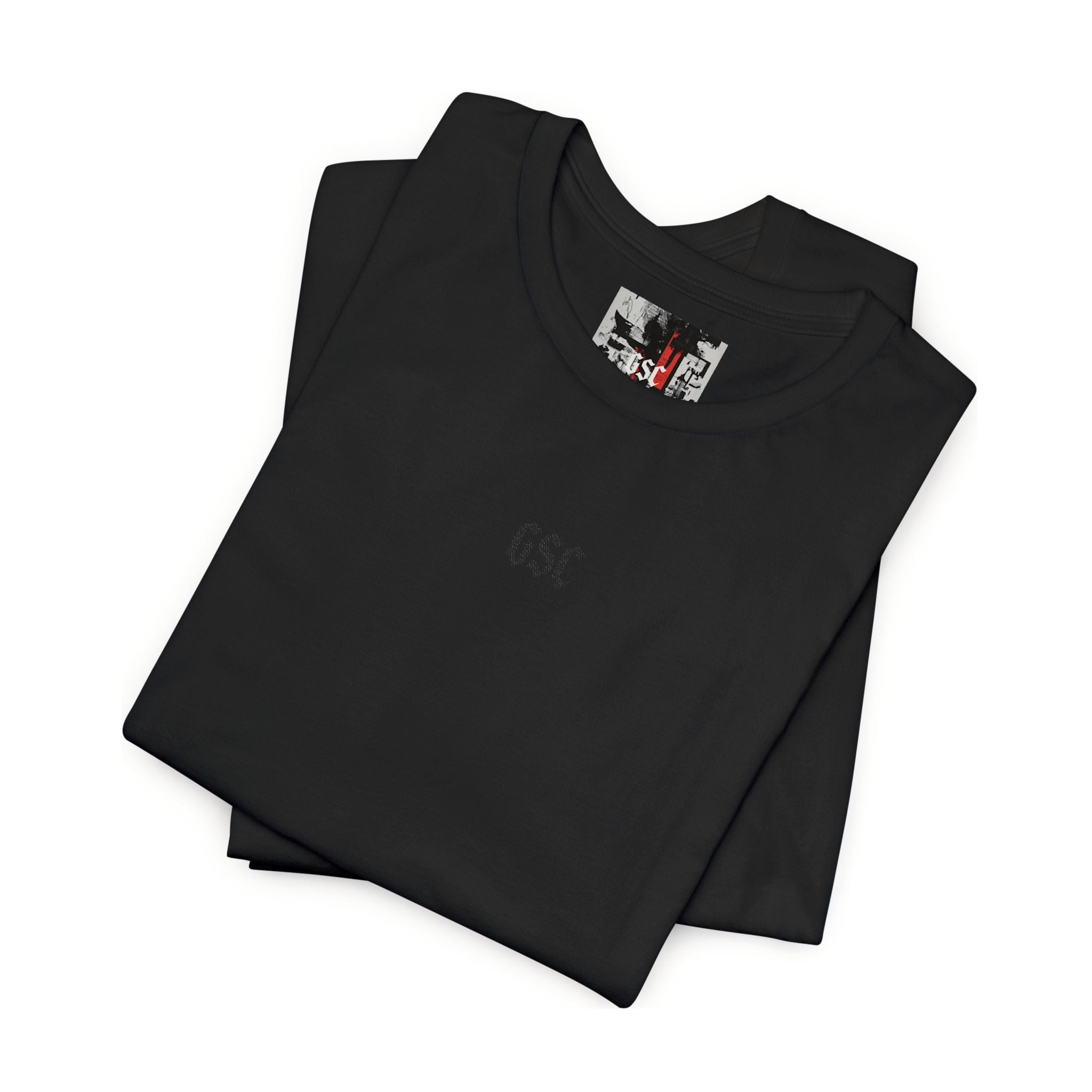 Tee.05 — Flag embroidery on the sleeve and Logo on the chest - GSC Studio Product