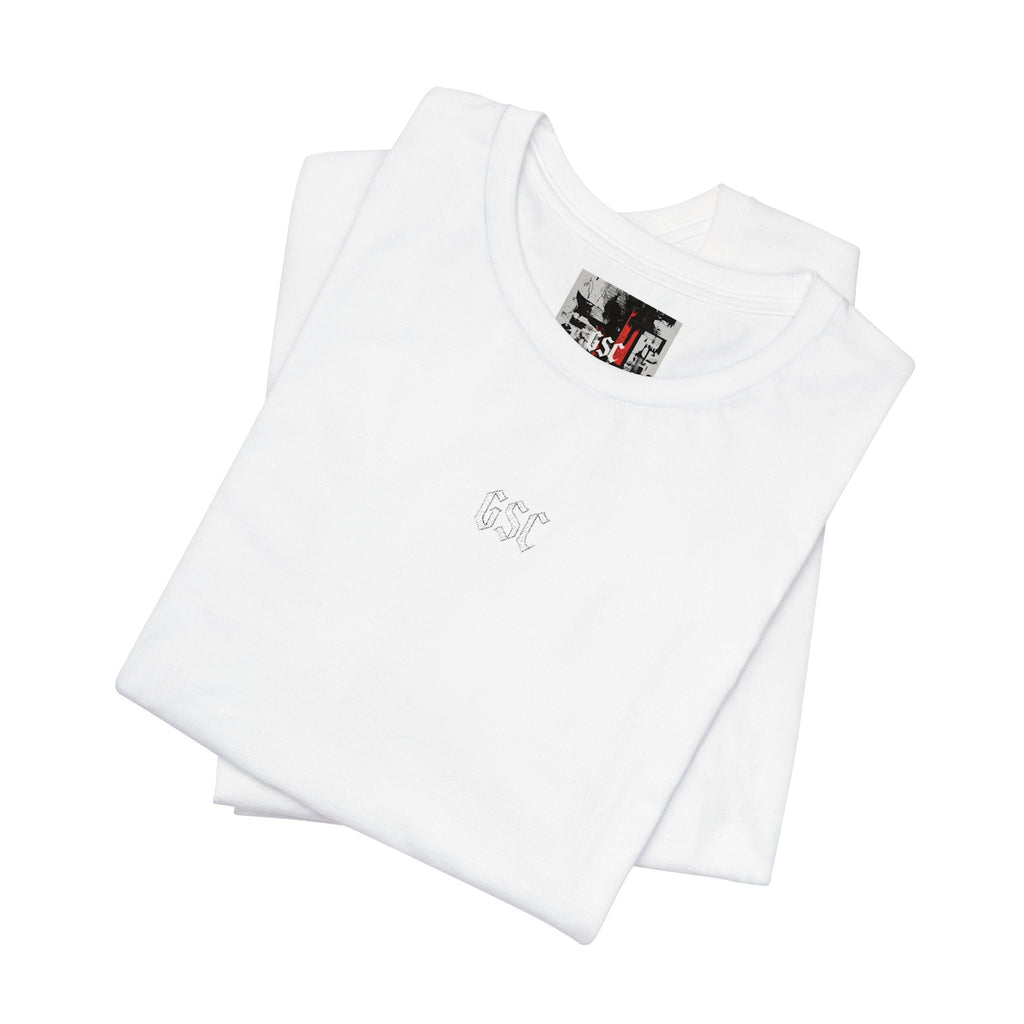 Tee.06 — Flag embroidery on the sleeve and Logo on the chest - GSC Studio Product