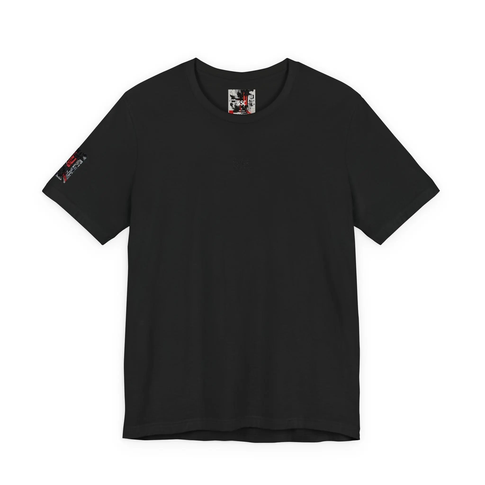 Tee.05 — Flag embroidery on sleeve and Logo on chest - GSC Studio Product - Abbigliamento Streetwear