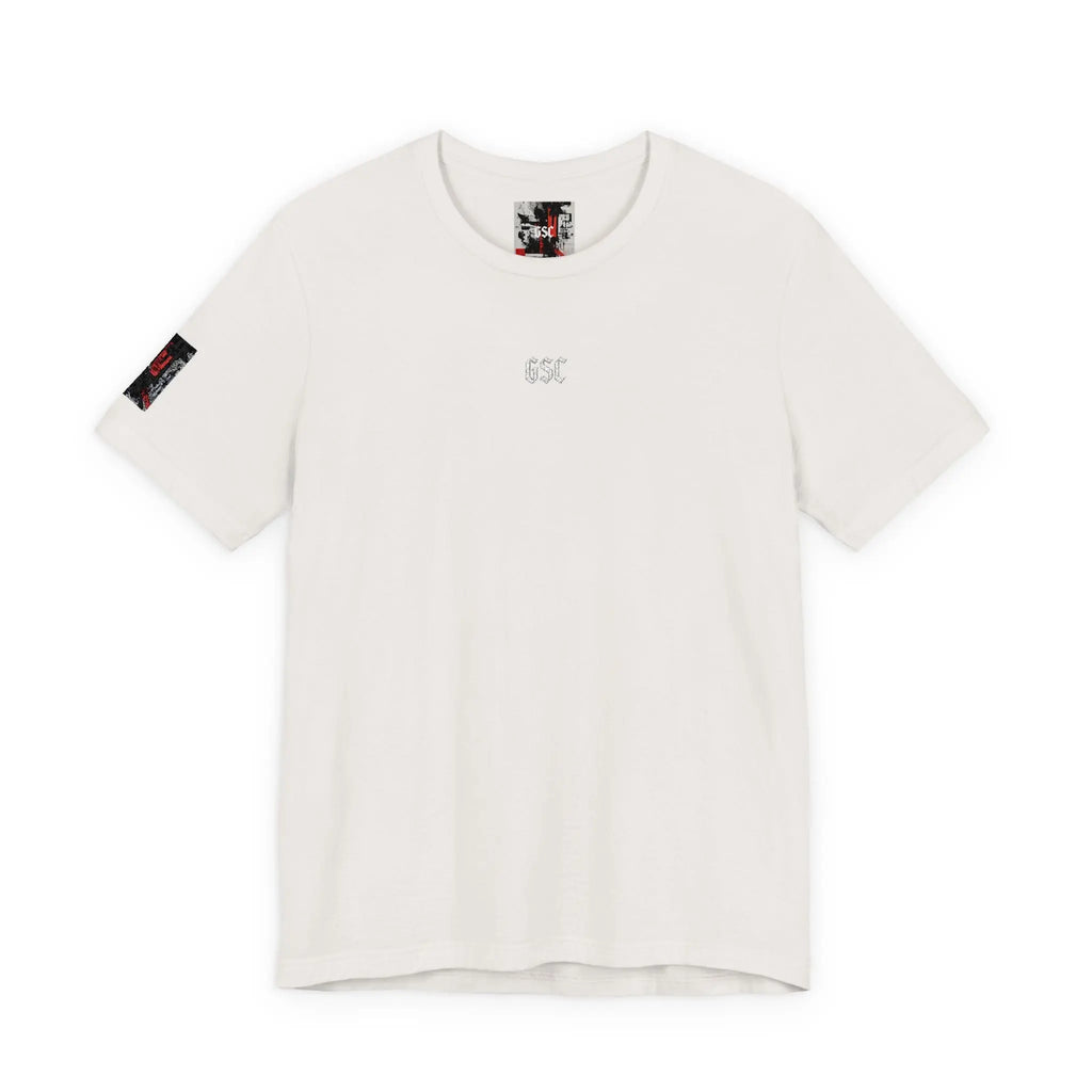 Tee.06 — Flag embroidery on sleeve and Logo on chest - GSC Studio Product - Abbigliamento Streetwear
